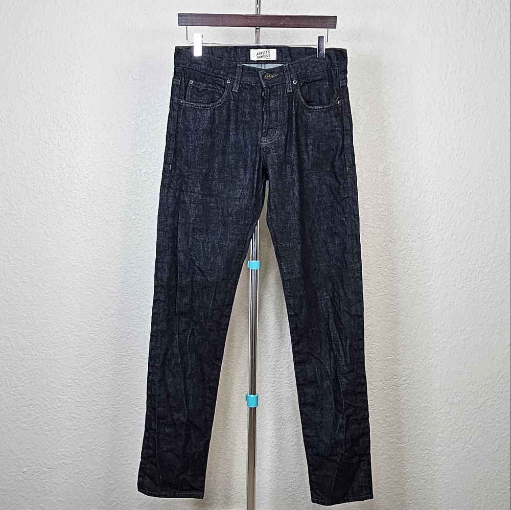 NWOT Naked and Famous Men's denim jeans green core selvedge 32 Japanese SuperGuy